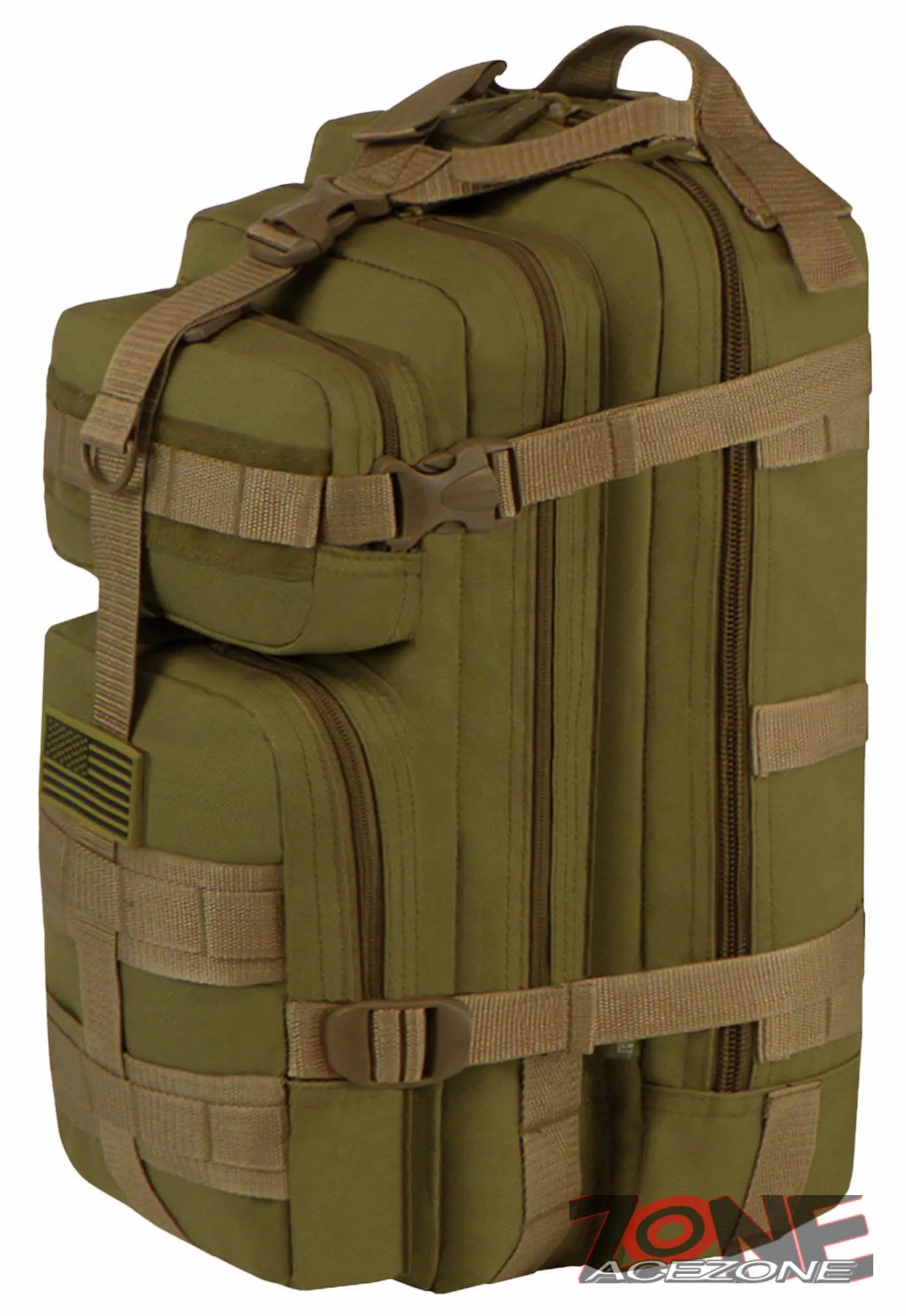 East West USA Tactical Molle Military Assault Hunting Backpack RT502L TAN
