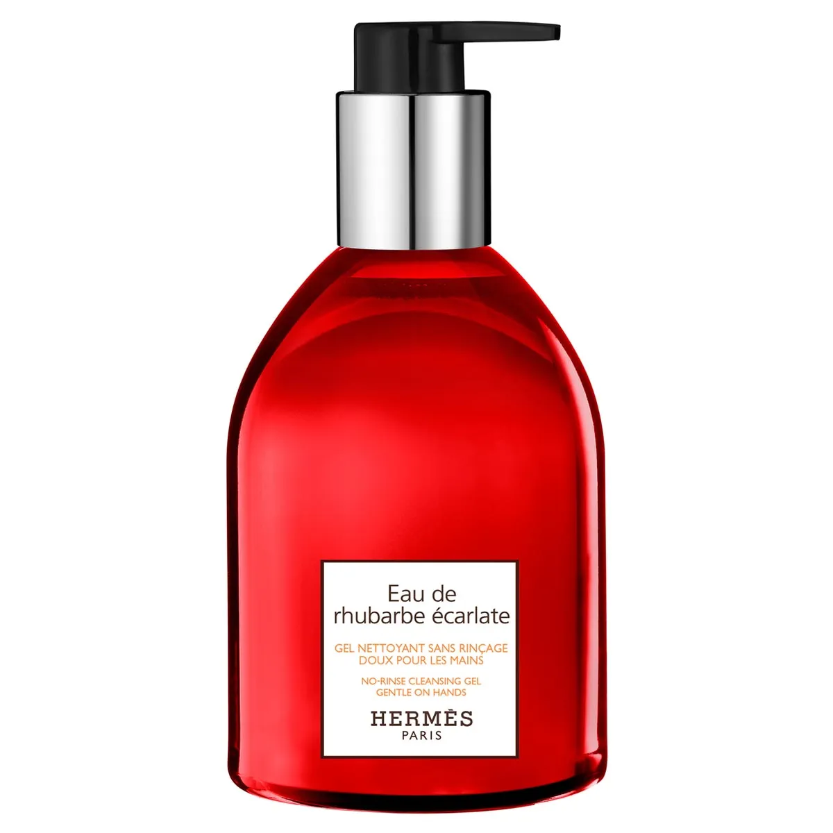 Eau de rhubarbe écarlate, Gentle no-rinse cleansing gel for the hands
