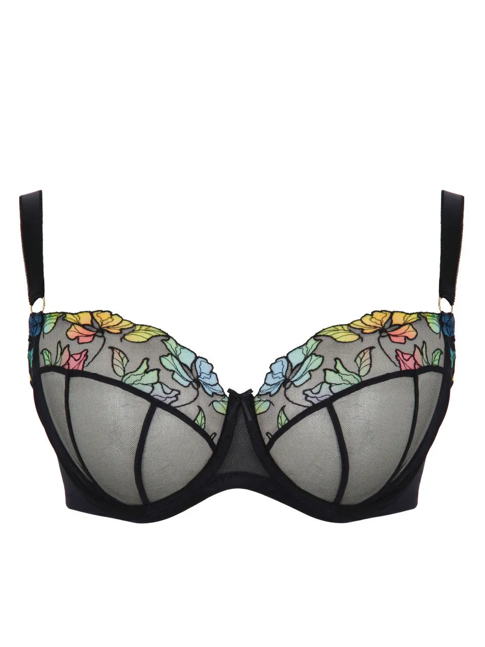 Eden Balcony Bra In Black - Panache