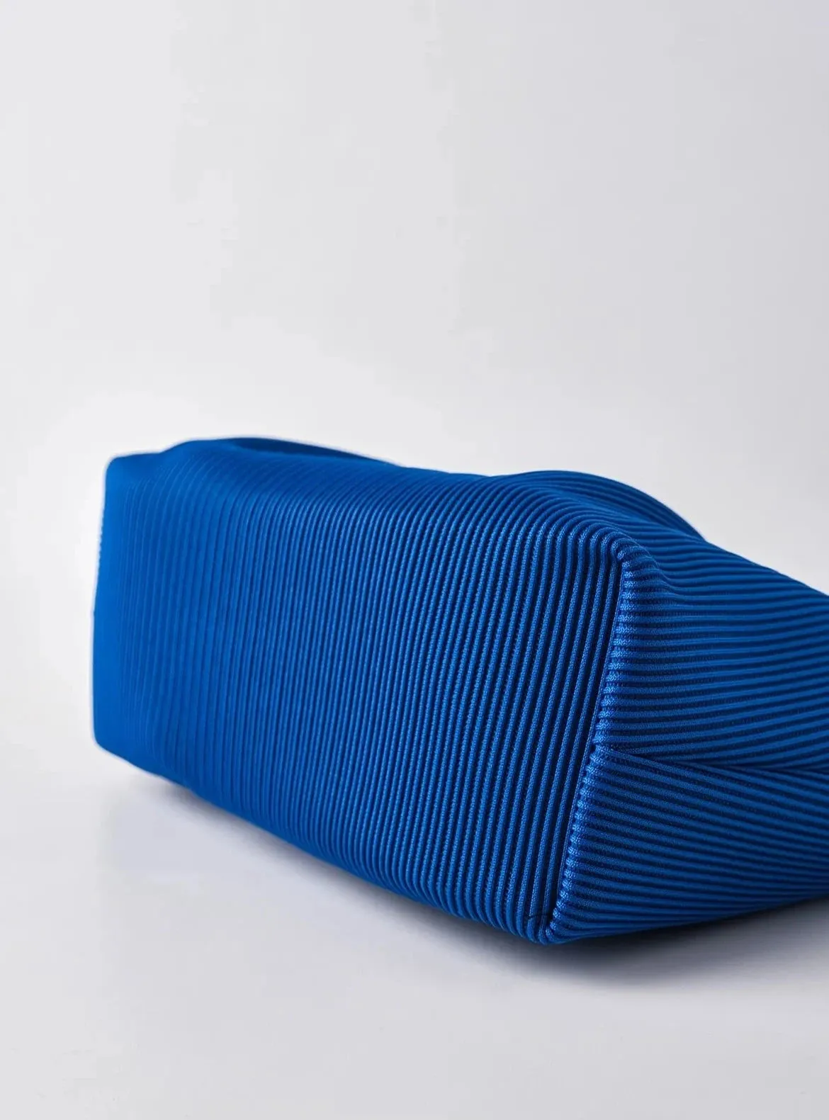 Elegant Fuschia Pleated Clutch Handbag