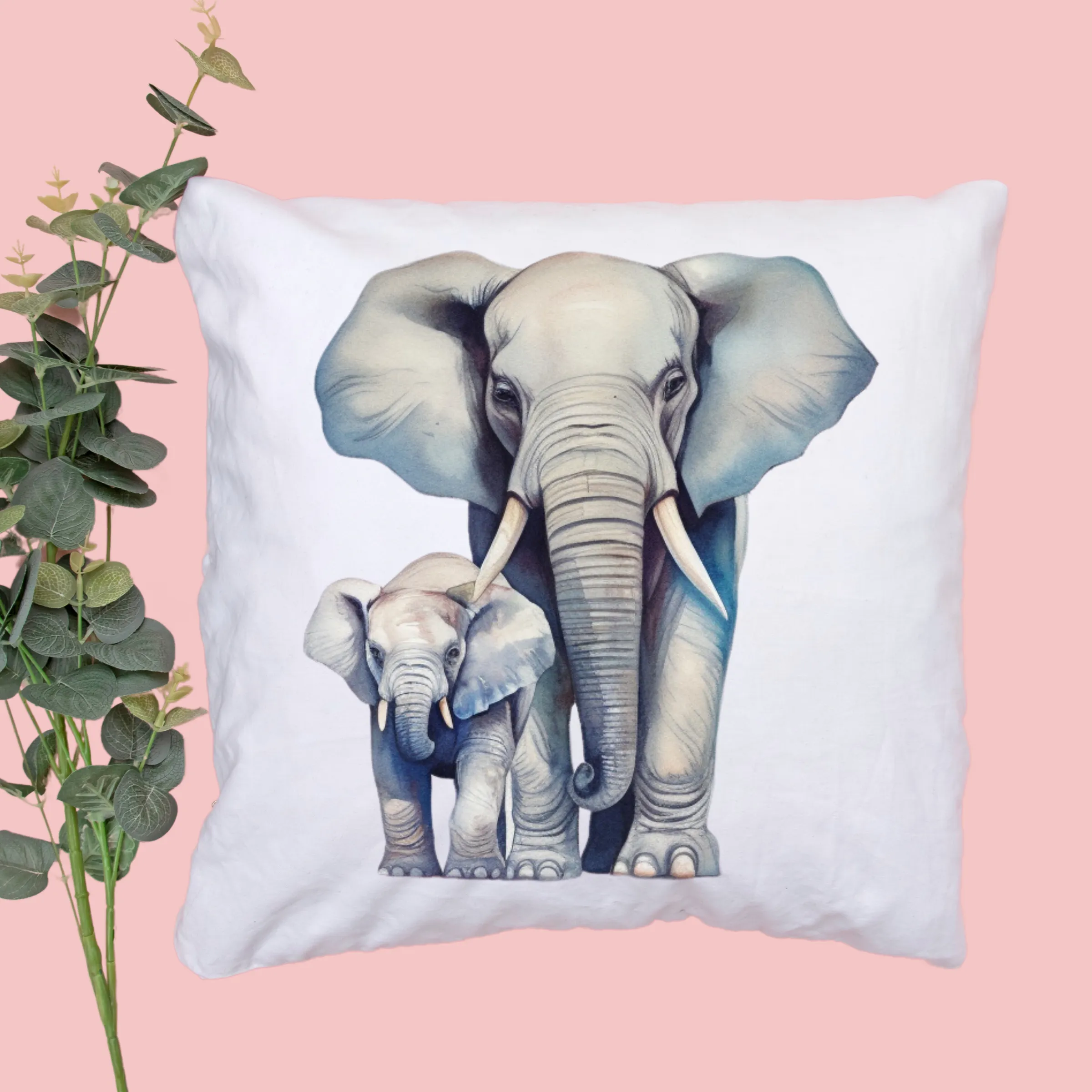 Elephant Canvas Art Printable Digital Art (36x36) ELE003