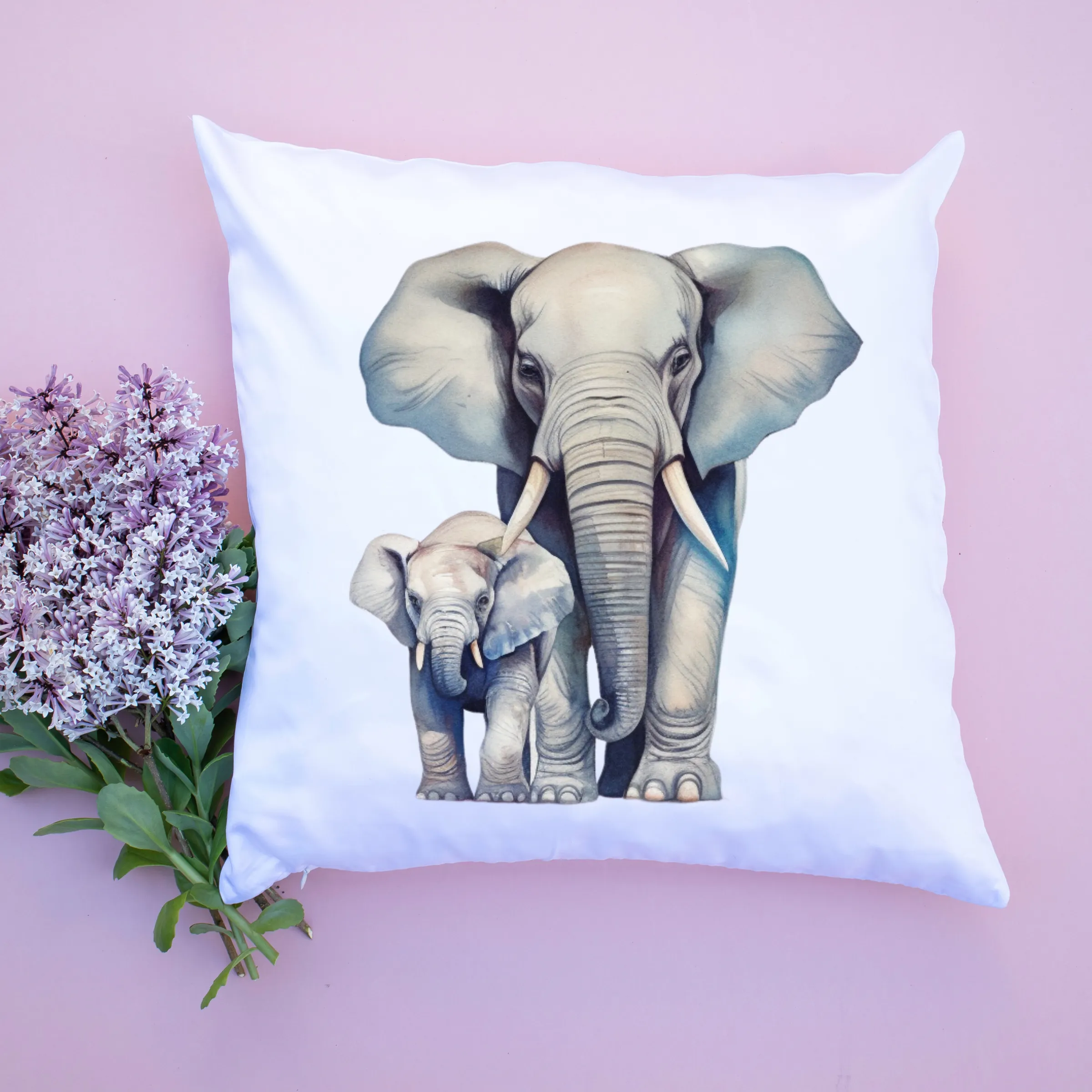 Elephant Canvas Art Printable Digital Art (36x36) ELE003