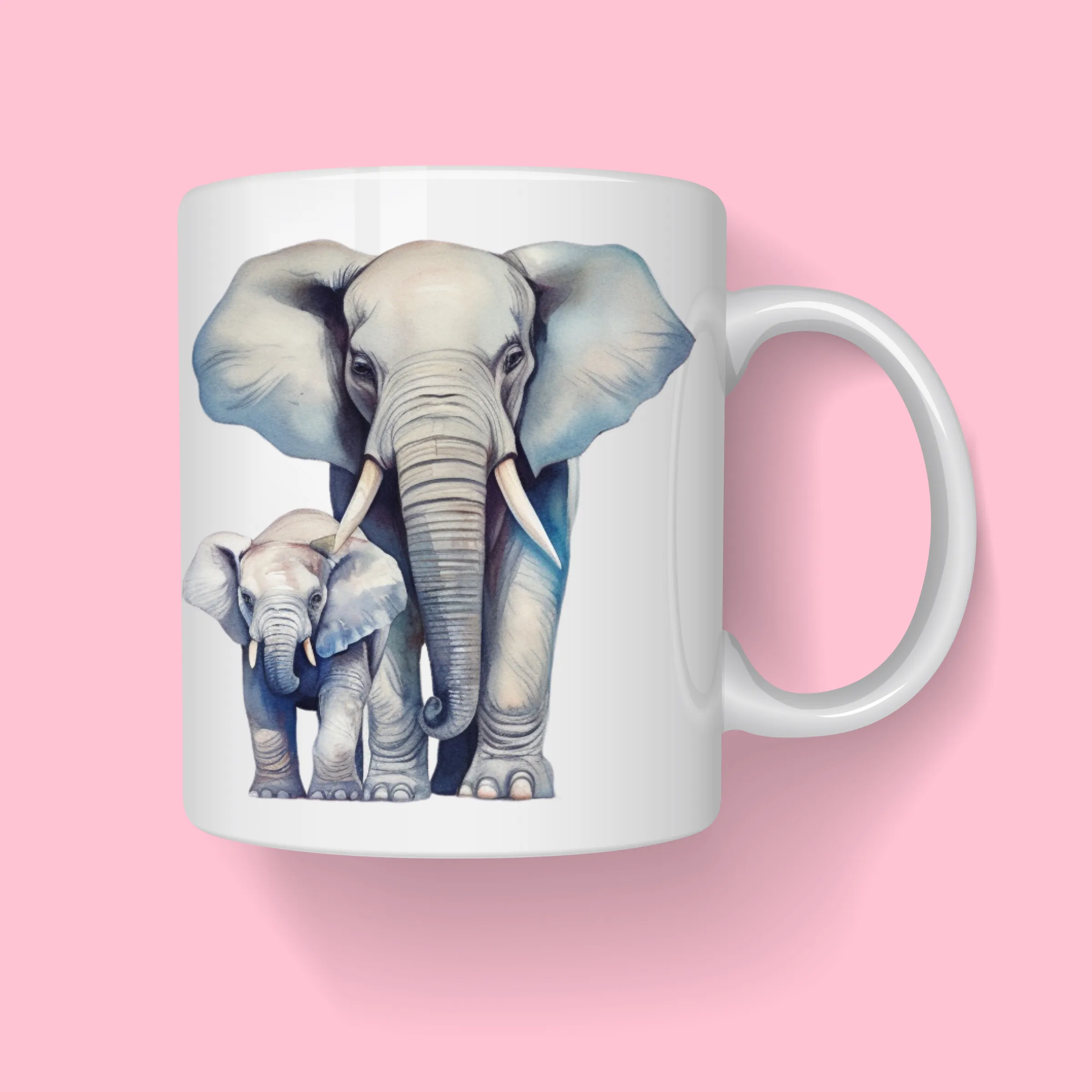 Elephant Canvas Art Printable Digital Art (36x36) ELE003