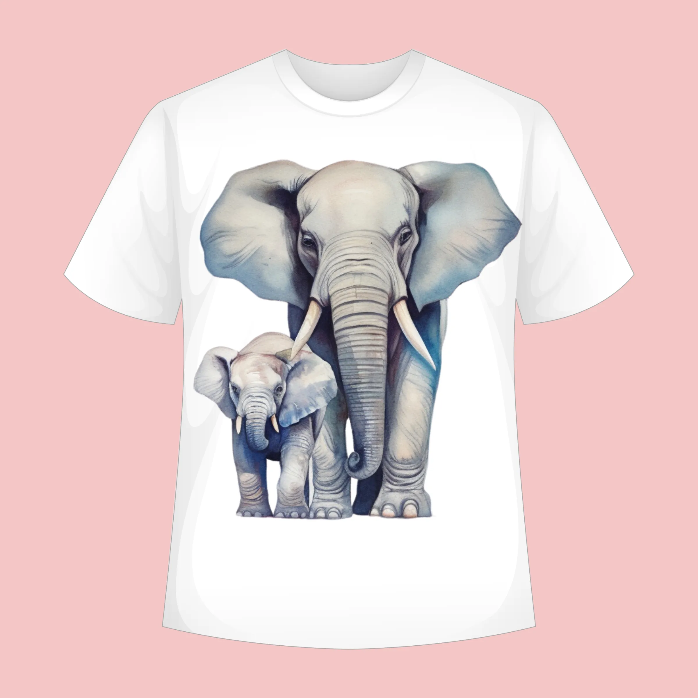 Elephant Canvas Art Printable Digital Art (36x36) ELE003