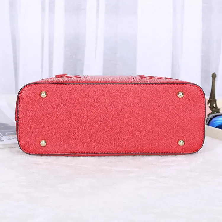 Embroidered Shoulder Handbag