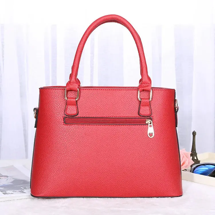 Embroidered Shoulder Handbag