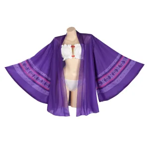 Encanto Luisa Madrigal Cosplay Bikni Swimsuit Cloak Kimono Coat Costume Outfits Halloween Carnival Suit-cossky®