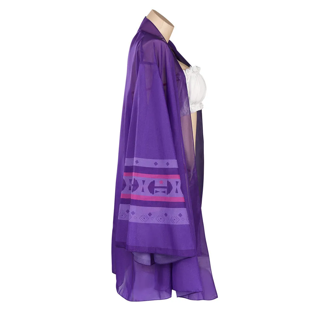 Encanto Luisa Madrigal Cosplay Bikni Swimsuit Cloak Kimono Coat Costume Outfits Halloween Carnival Suit-cossky®