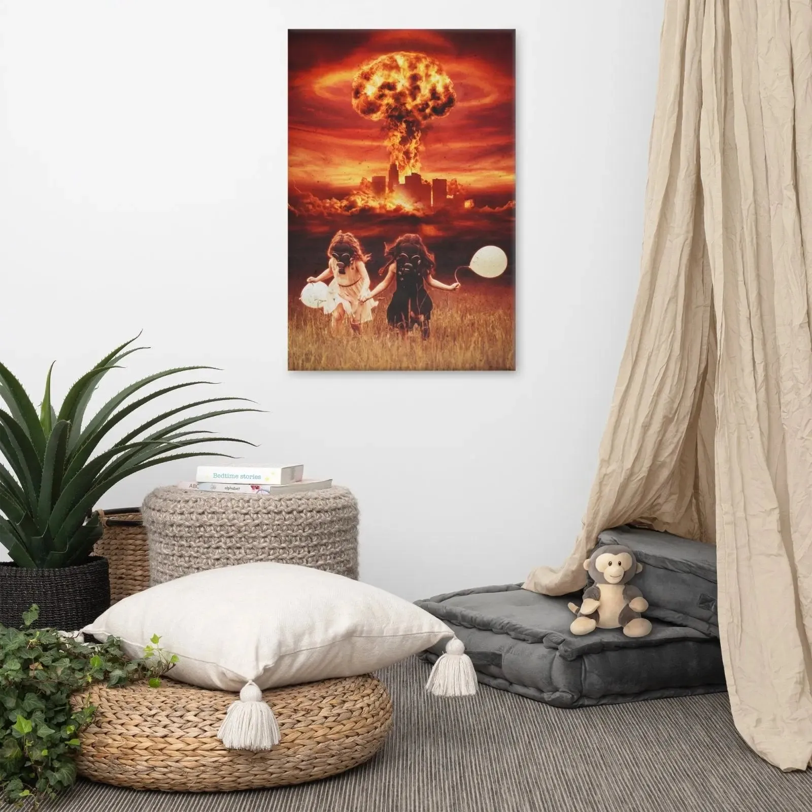 Escape from Oblivion – Post-Apocalyptic Canvas Print
