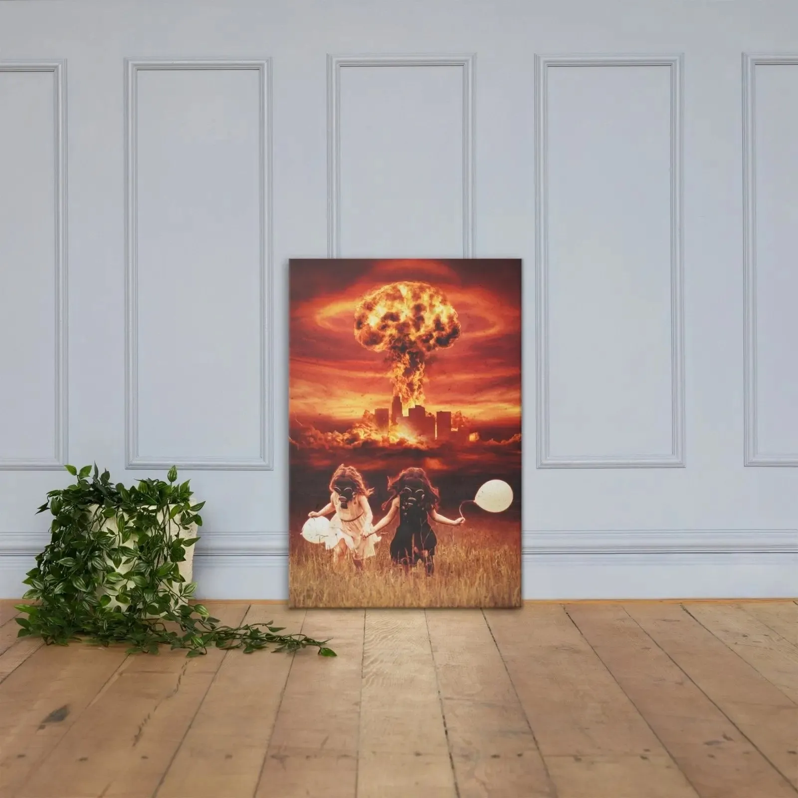Escape from Oblivion – Post-Apocalyptic Canvas Print