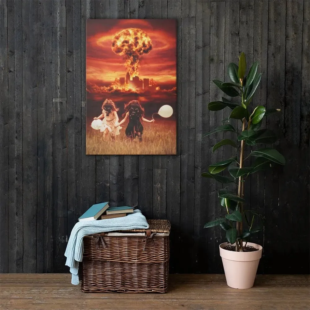 Escape from Oblivion – Post-Apocalyptic Canvas Print