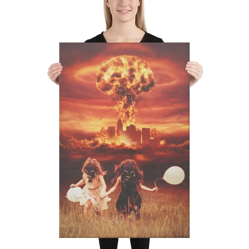 Escape from Oblivion – Post-Apocalyptic Canvas Print