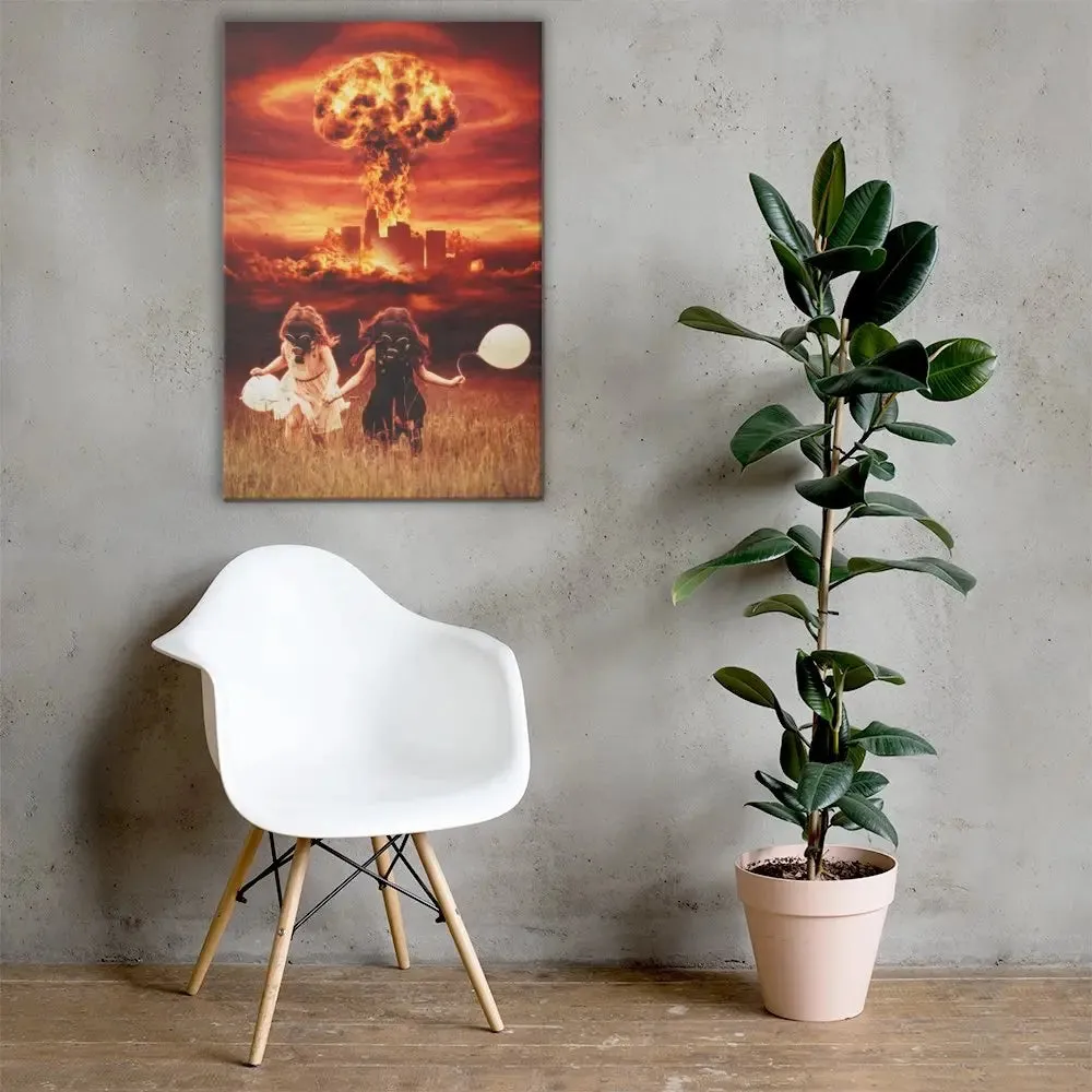 Escape from Oblivion – Post-Apocalyptic Canvas Print