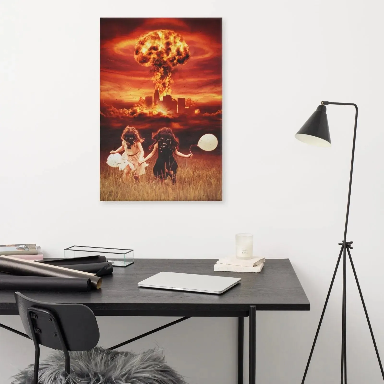 Escape from Oblivion – Post-Apocalyptic Canvas Print