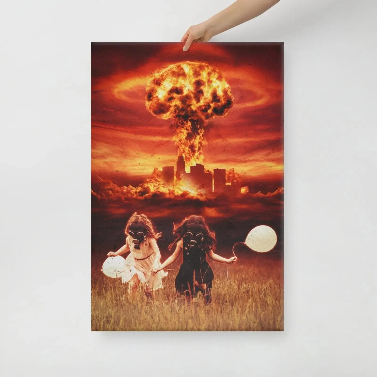 Escape from Oblivion – Post-Apocalyptic Canvas Print