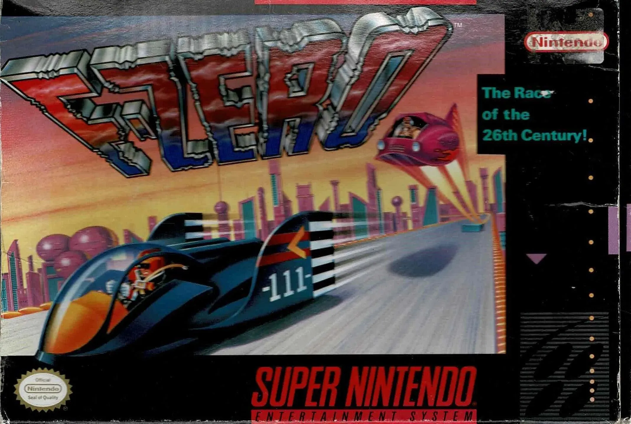 F-Zero i æske (NTSC m. kosmetiske fejl)