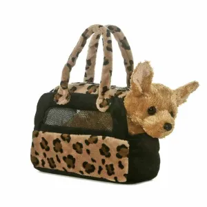 Fancy Pal Chihuahua in Leopard Bag