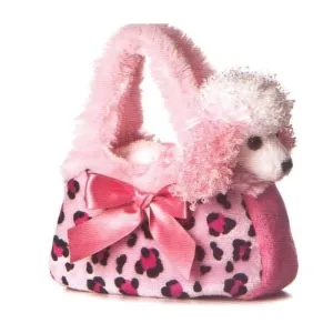 Fancy Pal Poodle in Pink Spot Bag
