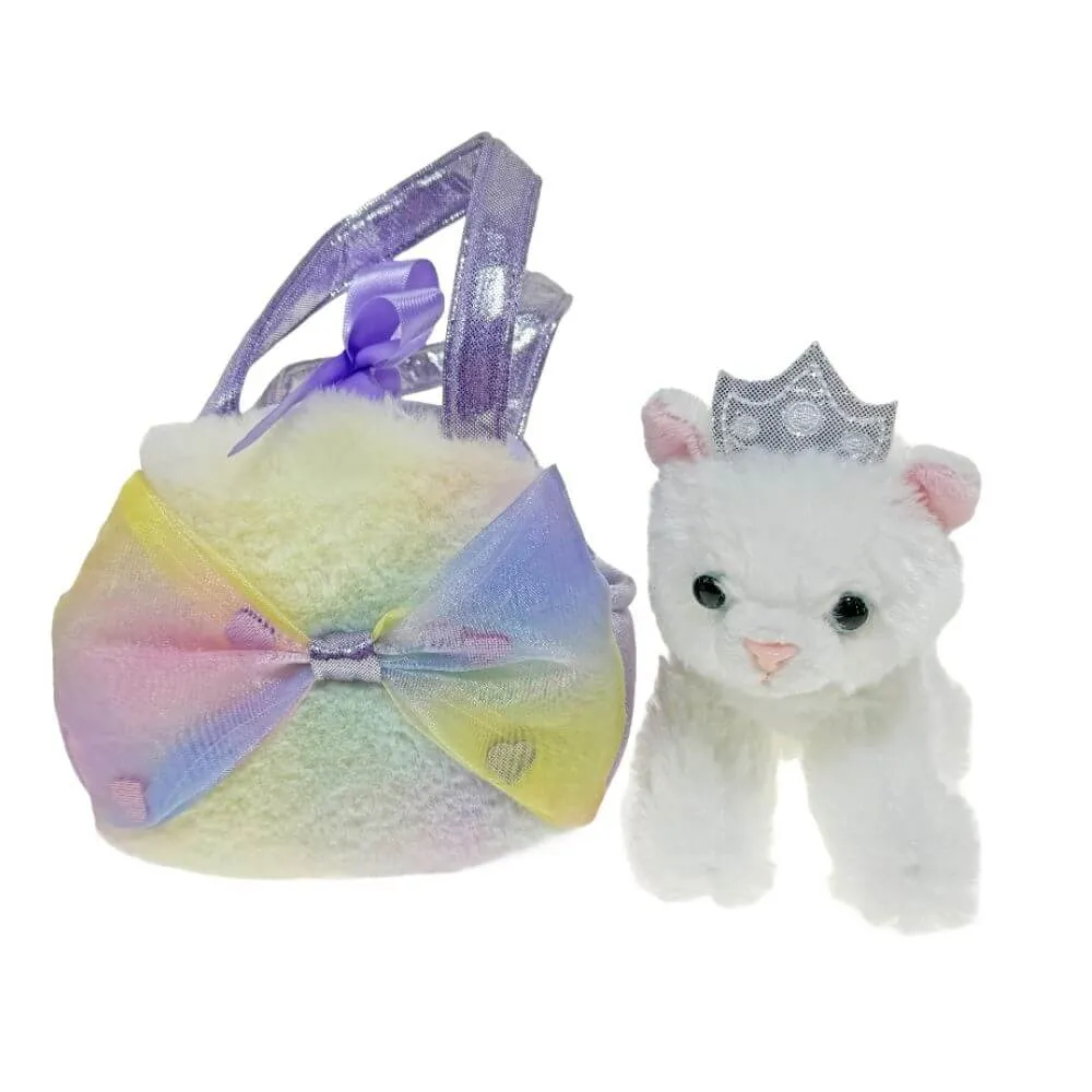 Fancy Pal Princess Cat in Big Bow Bag
