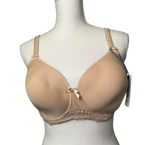 FANTASIE womens full bust 30I Nude REBECCA moulded full cup underwire bra NWT