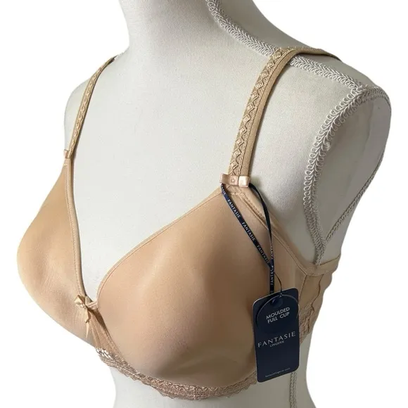 FANTASIE womens full bust 30I Nude REBECCA moulded full cup underwire bra NWT
