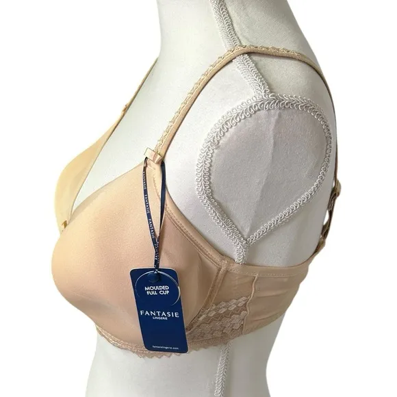 FANTASIE womens full bust 30I Nude REBECCA moulded full cup underwire bra NWT