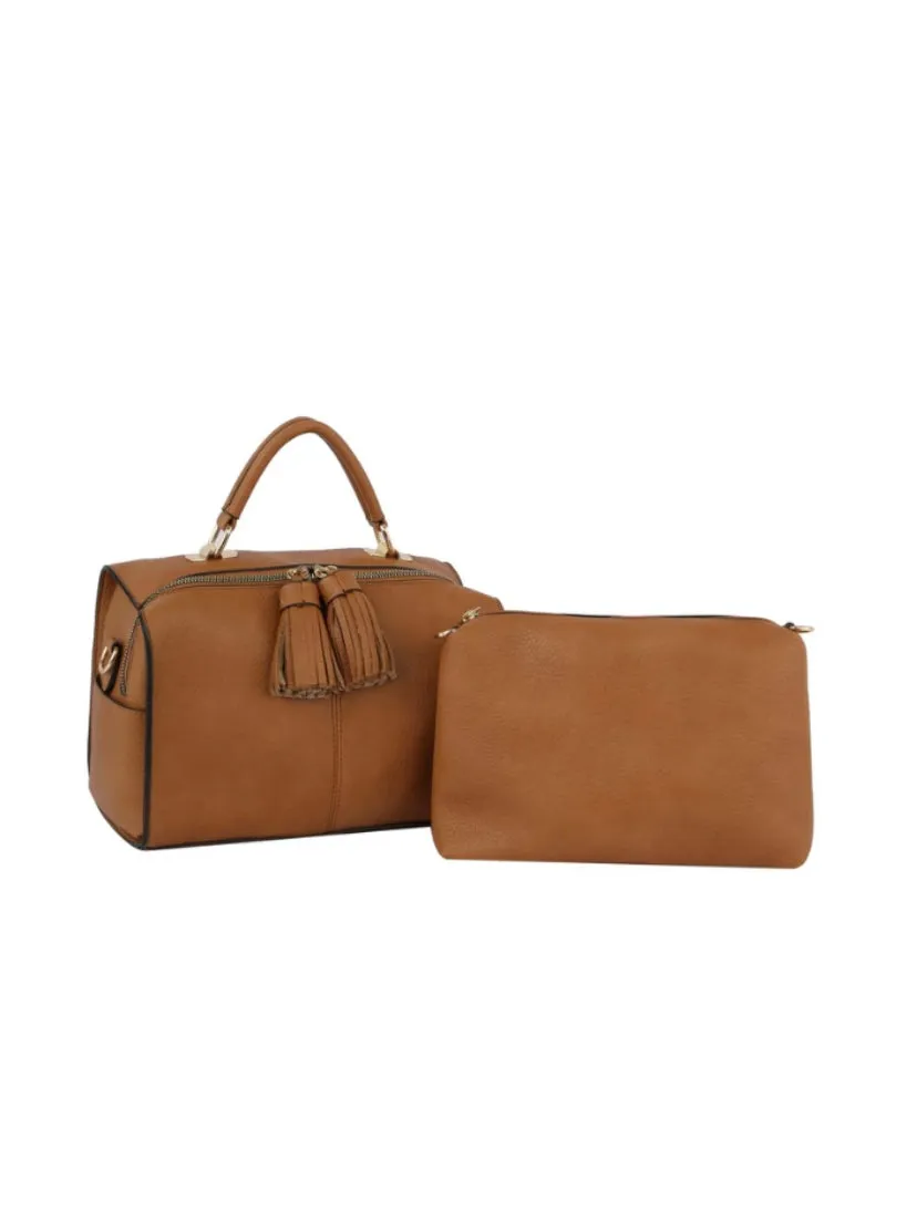 Fashion Tassel Bag with Pouch