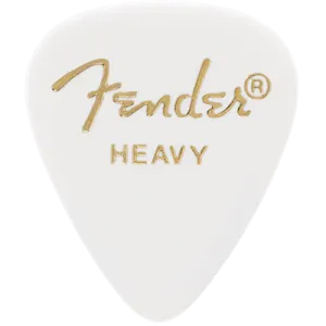Fender 351 Classic Heavy White Pick Pack (12)
