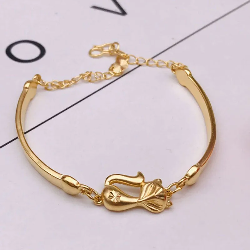Feng Shui Love Enhencement Gold Plated Fox Two-piece Set Jewelry