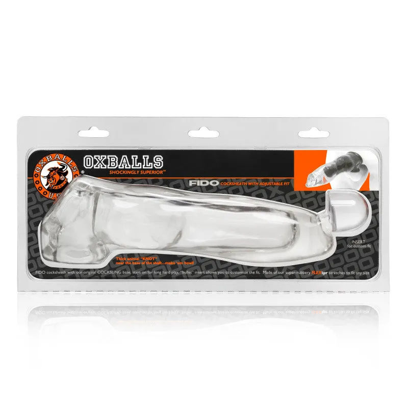 Fido Sheath With Adjustable Fit - Clear