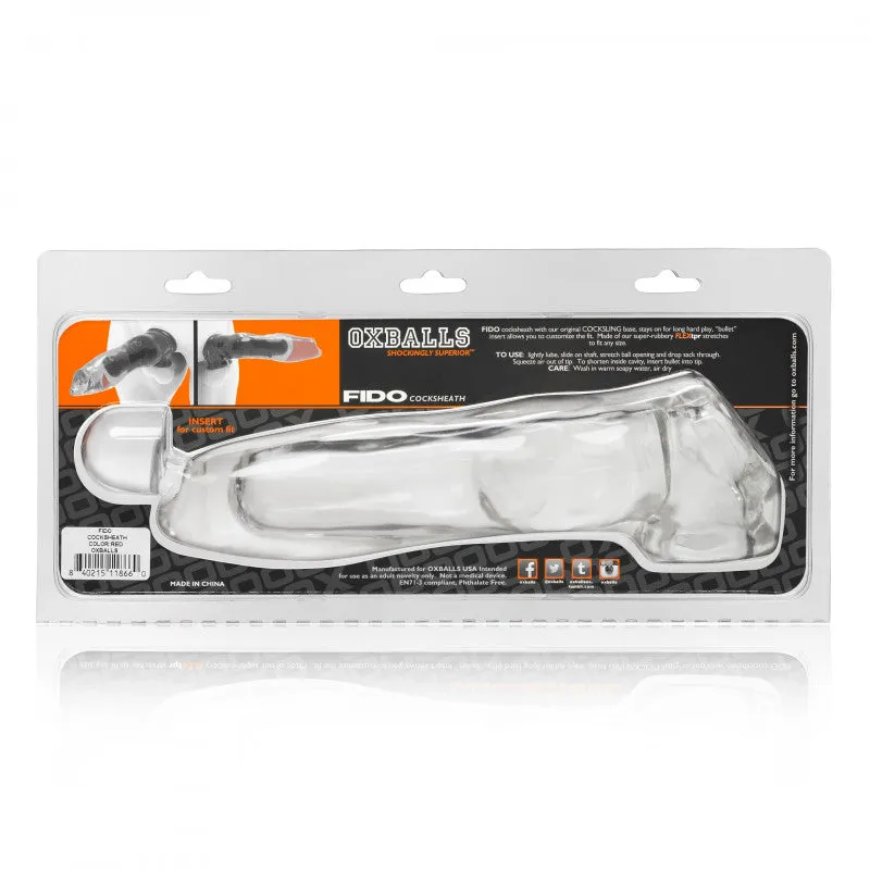 Fido Sheath With Adjustable Fit - Clear