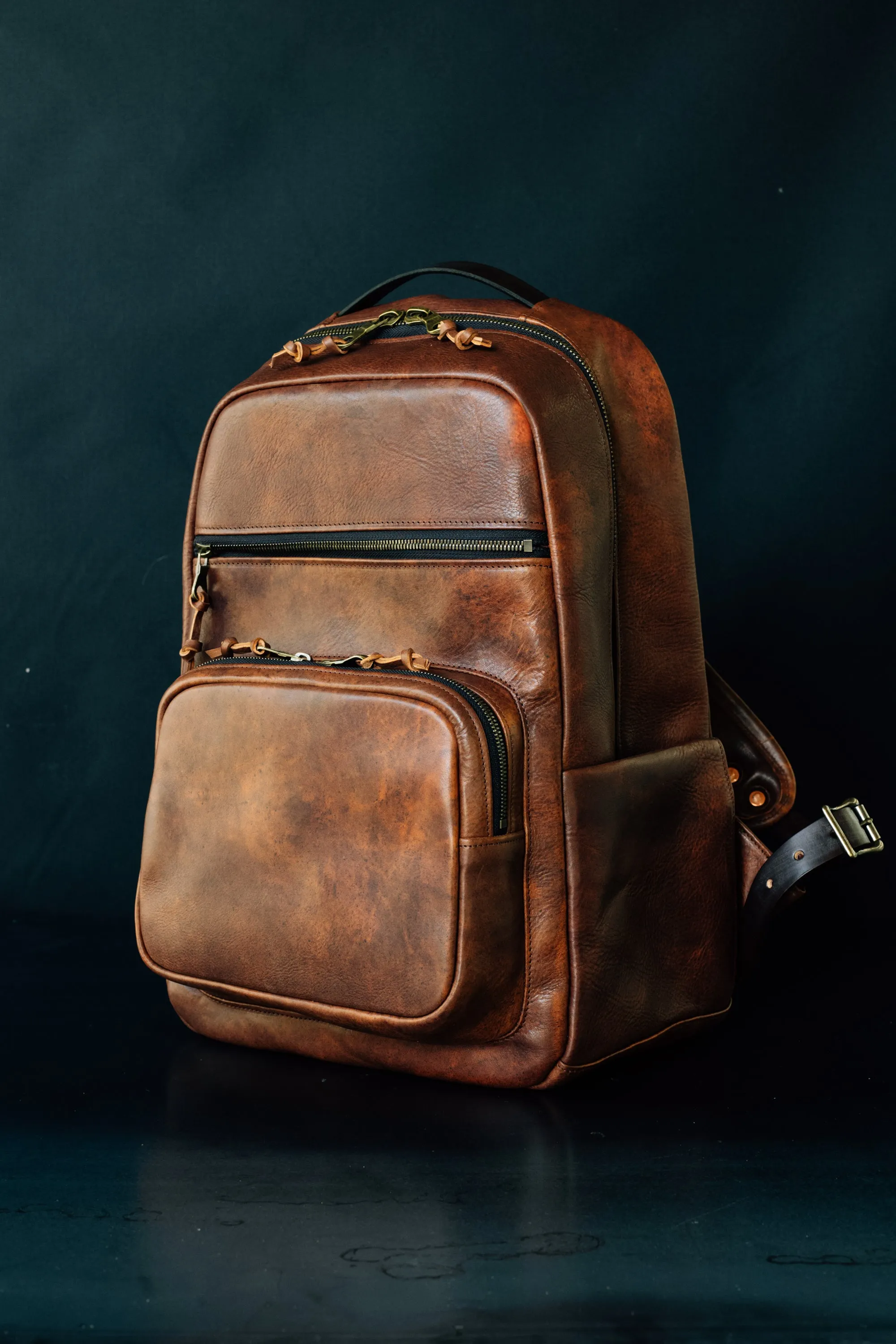 Field Pack - Badlassi Carlo Cognac Nemesis Leather