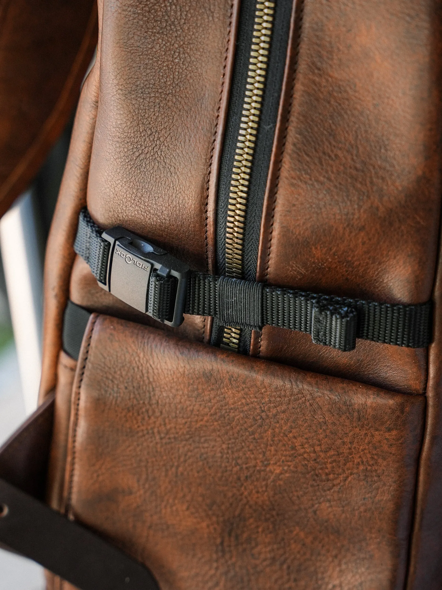 Field Pack - Badlassi Carlo Cognac Nemesis Leather