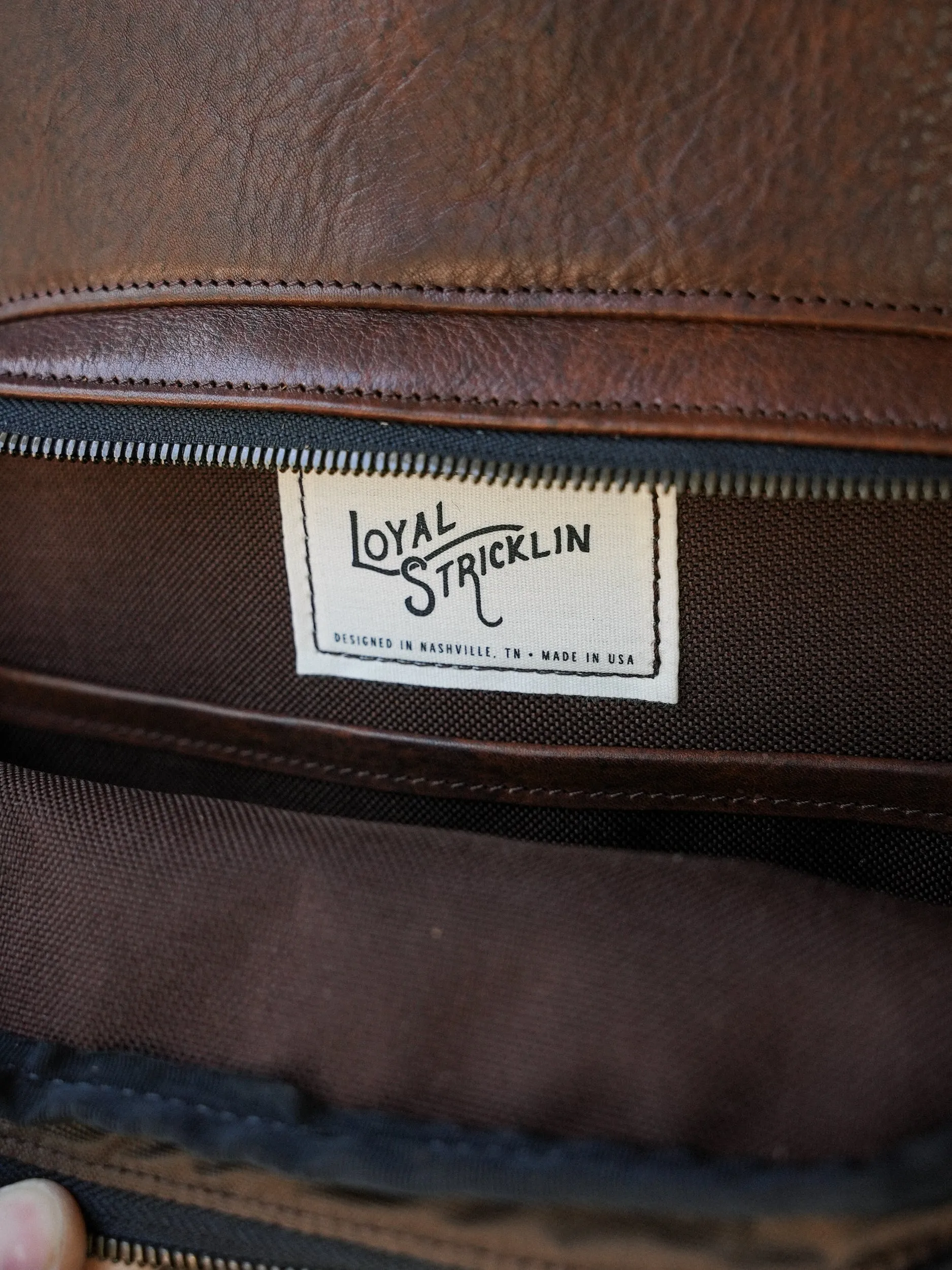 Field Pack - Badlassi Carlo Cognac Nemesis Leather