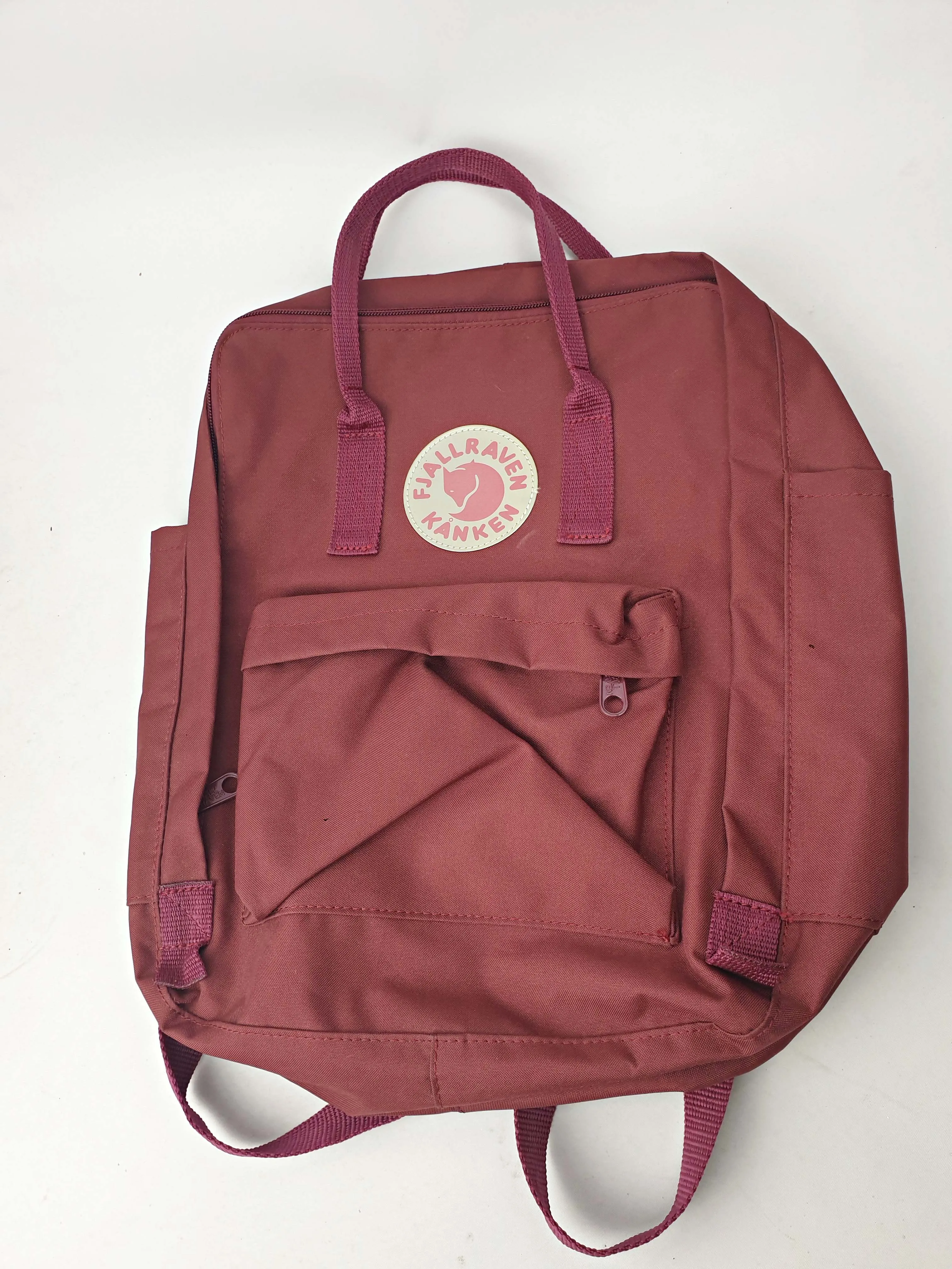 Fjallraven Kanken berry red backpack