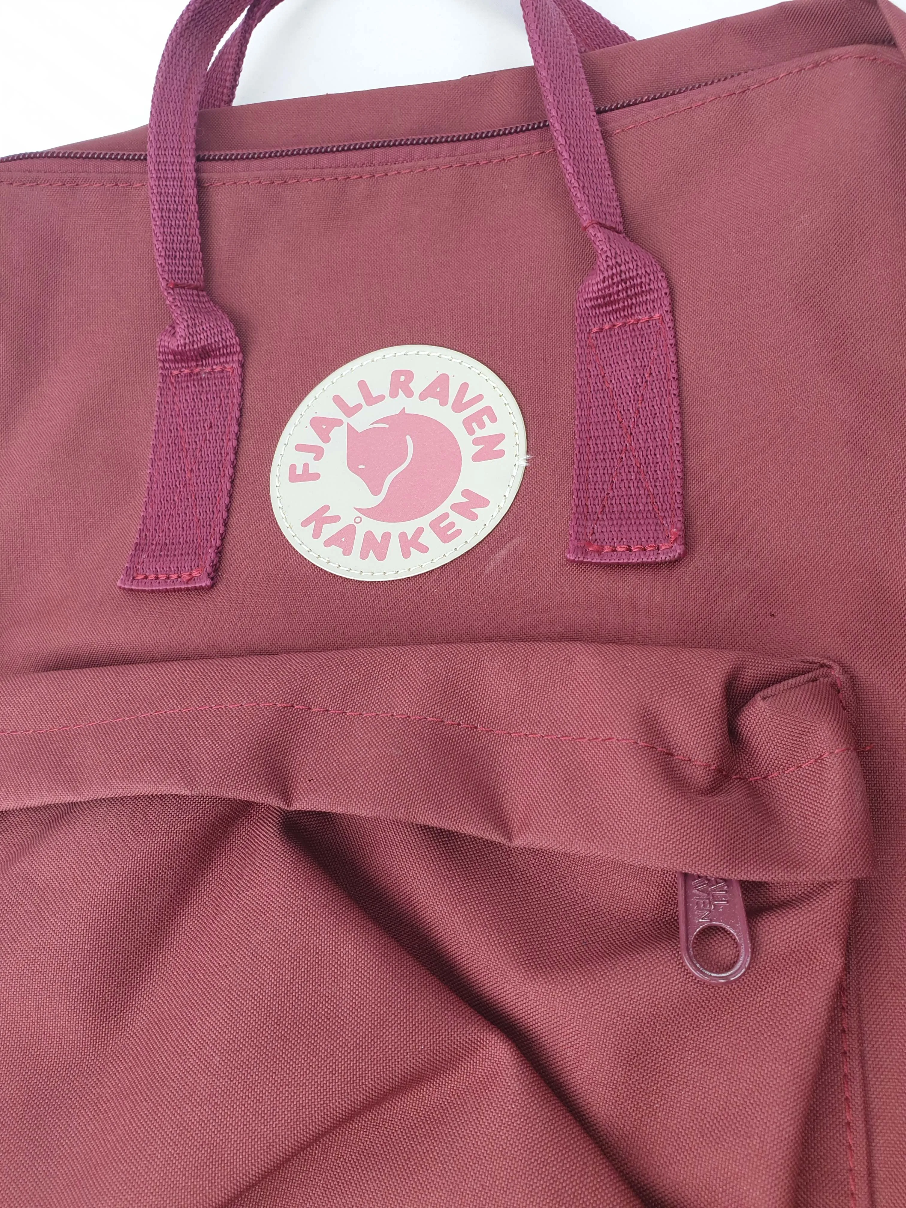 Fjallraven Kanken berry red backpack