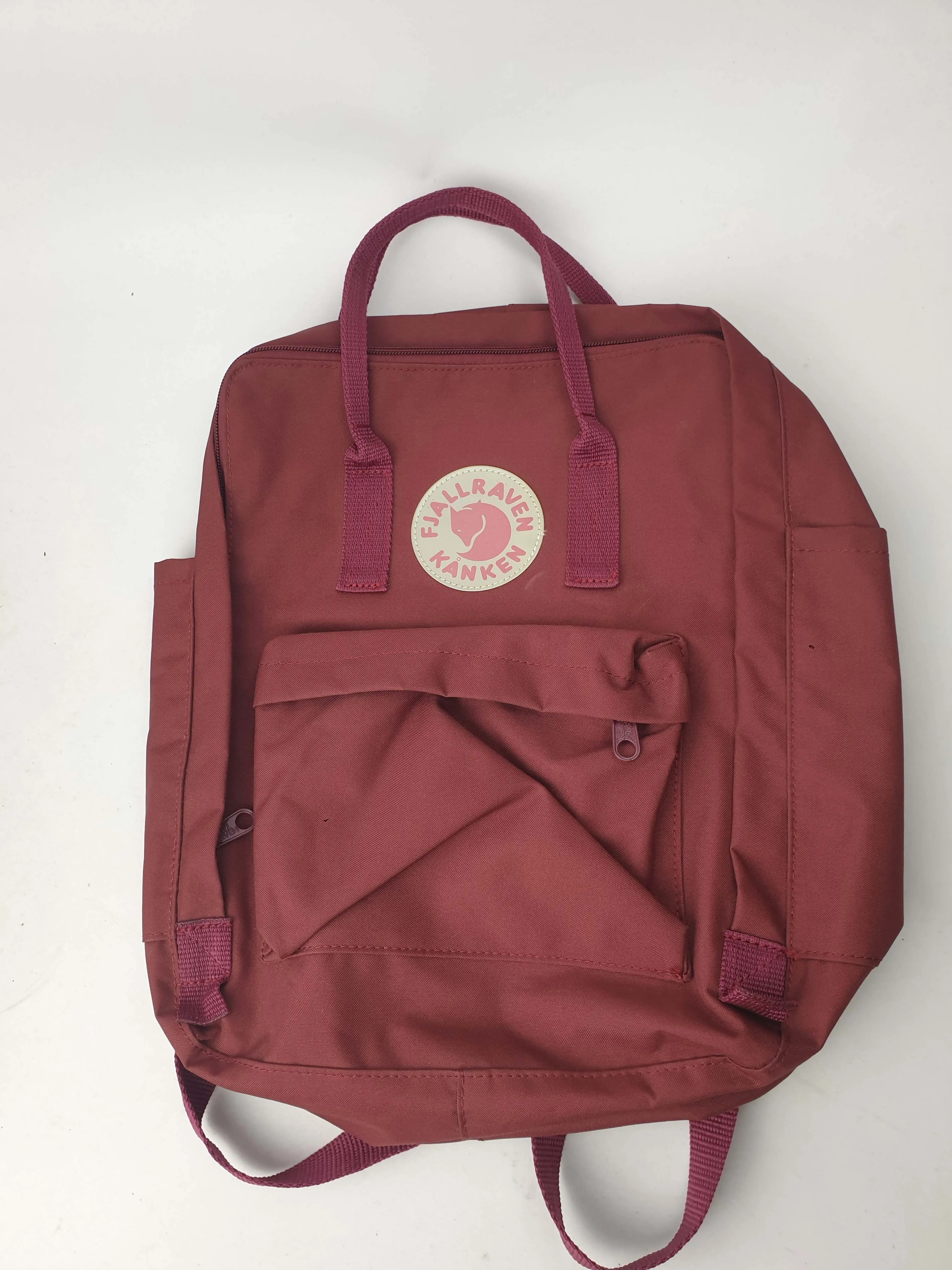 Fjallraven Kanken berry red backpack