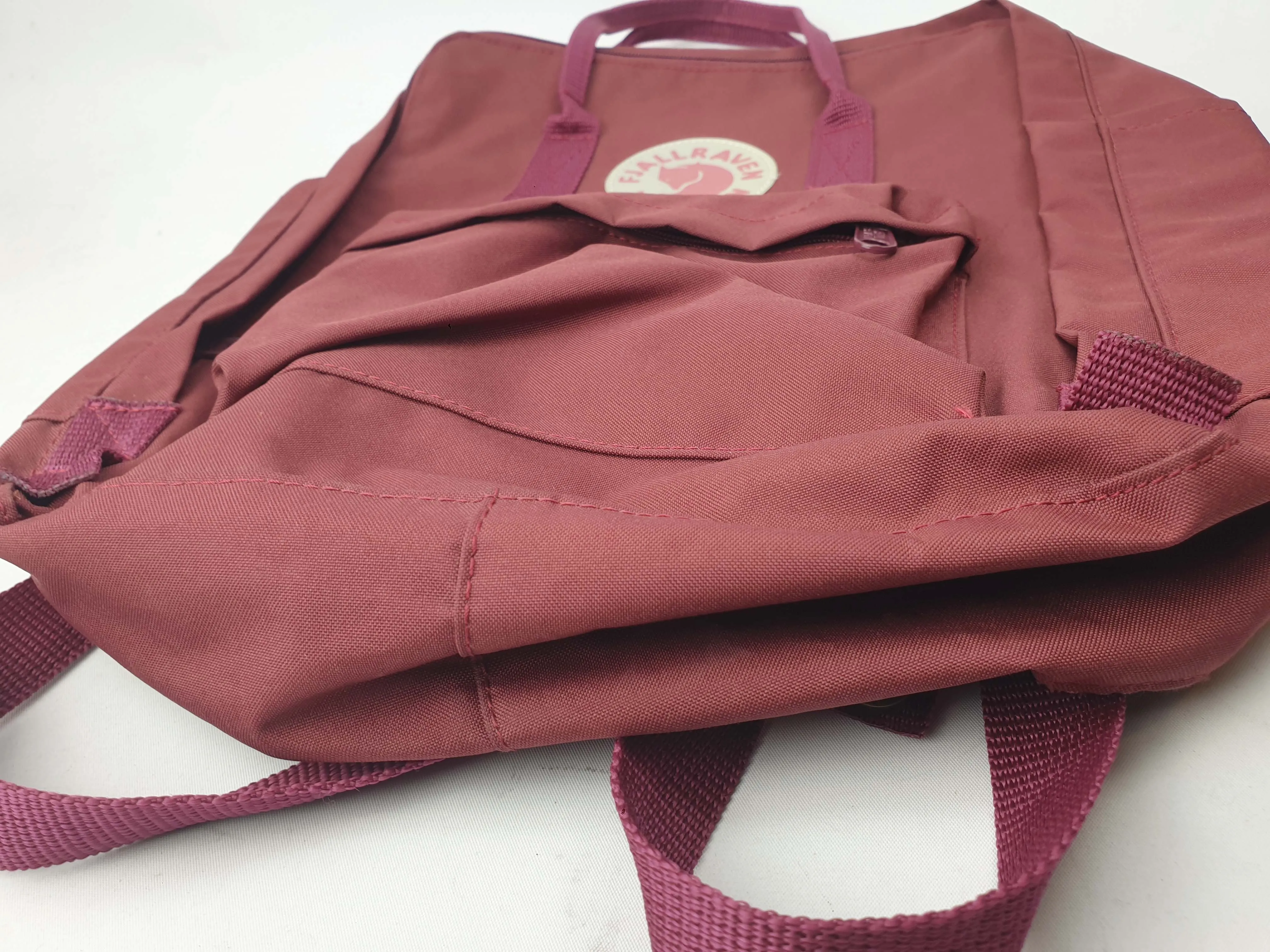 Fjallraven Kanken berry red backpack