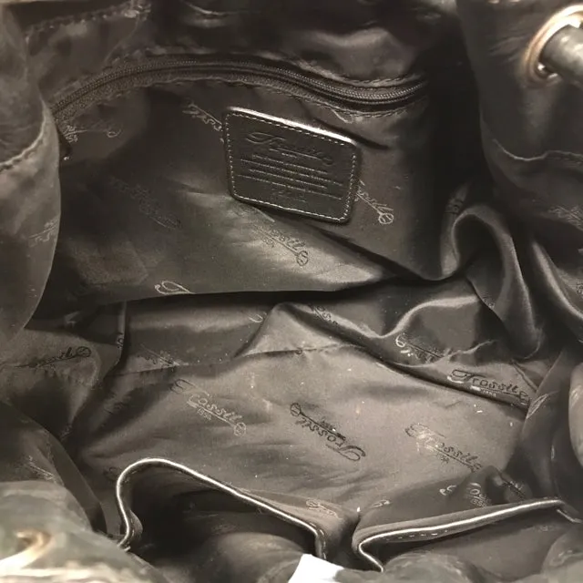 Fossil Black Hobo Shoulder Calfskin Bag