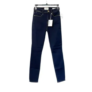 Frame Le High Skinny Jeans Size 26 stretch dark wash New With Tags