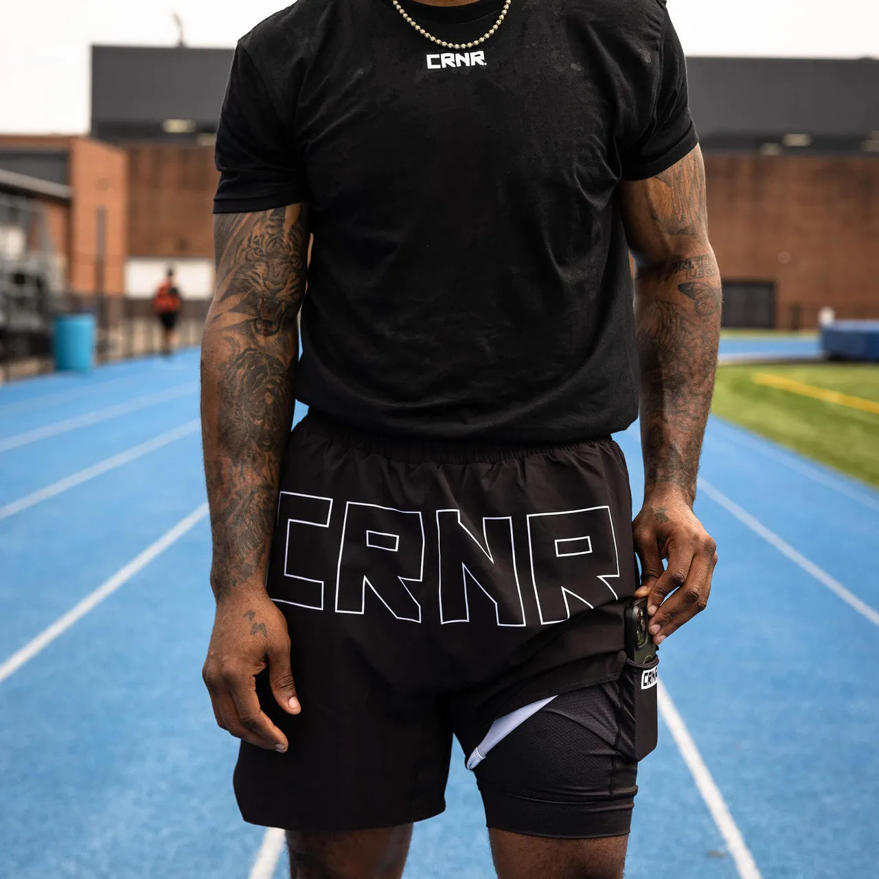 FUNCTIONAL COMBAT SHORTS - Svart