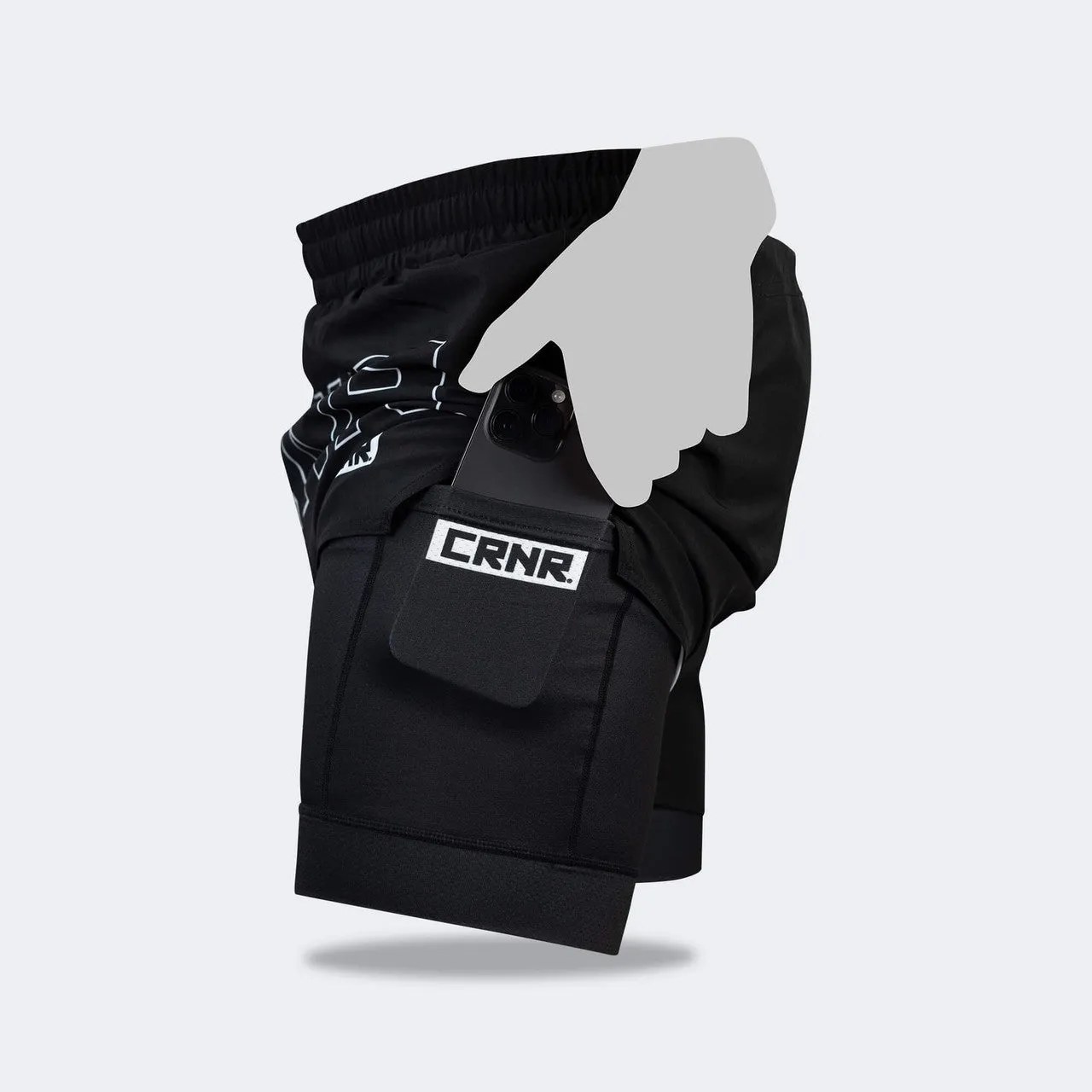 FUNCTIONAL COMBAT SHORTS - Svart