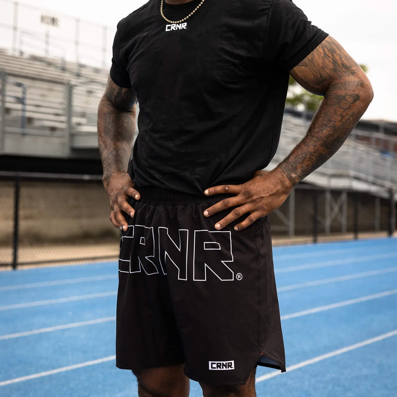 FUNCTIONAL COMBAT SHORTS - Svart