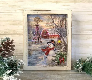 GD0004-LED Canvas : Framed