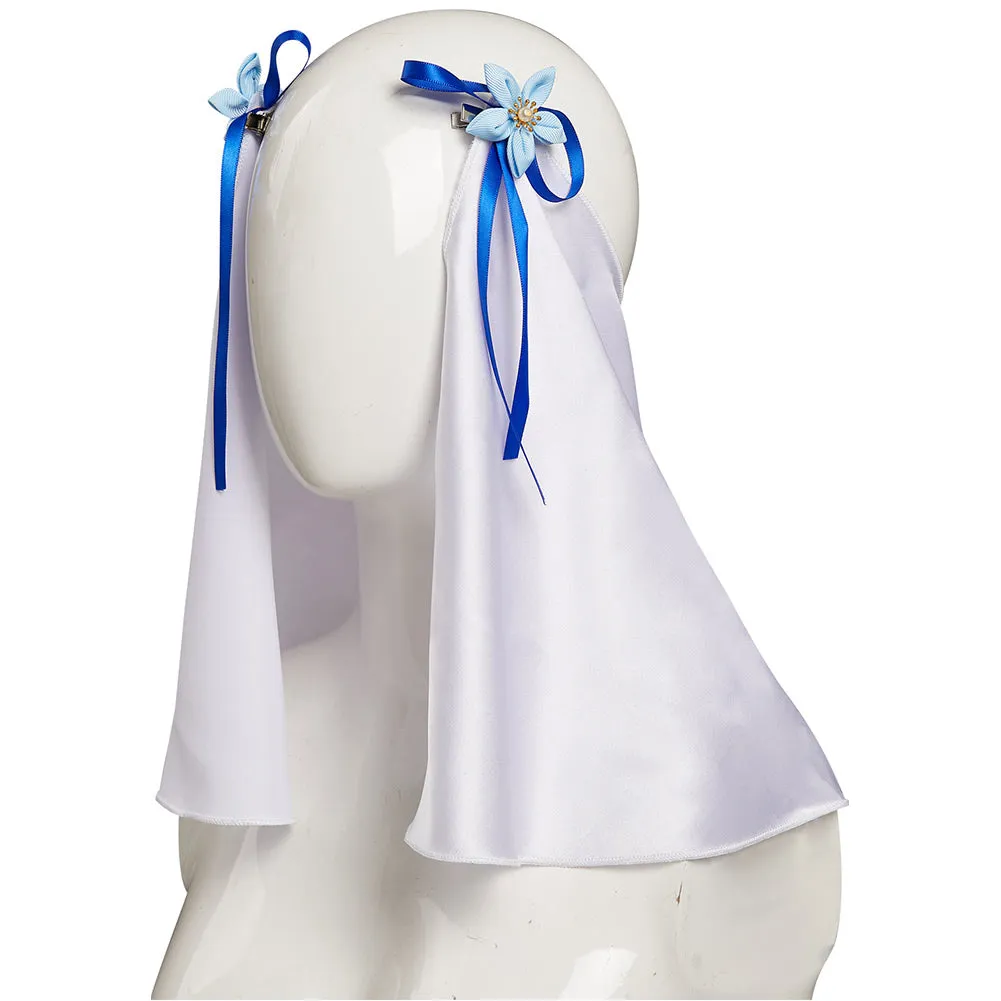 Genshin Impact Ganyu Wedding Dress Cosplay Costume Outfits Halloween Carnival Suit