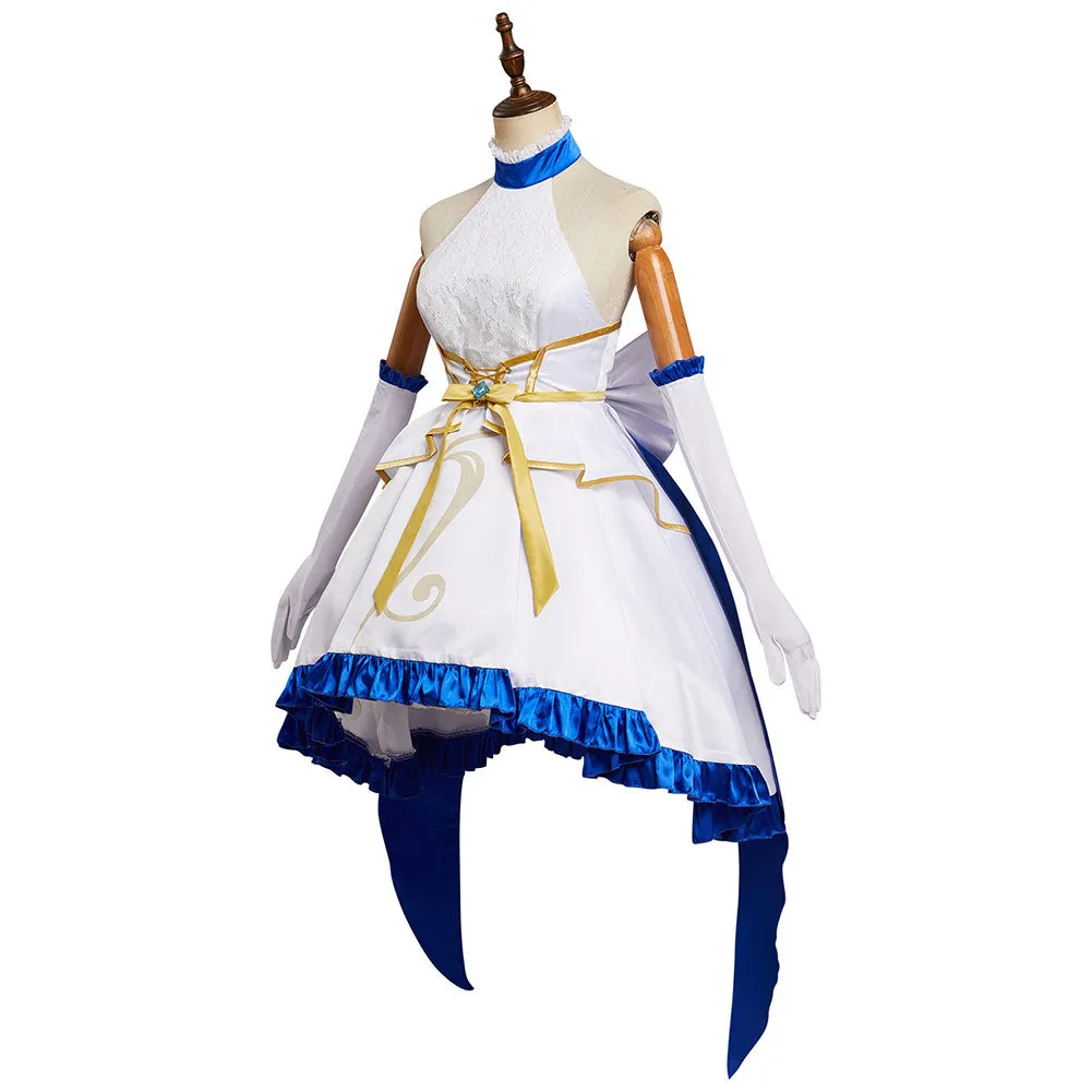 Genshin Impact Ganyu Wedding Dress Cosplay Costume Outfits Halloween Carnival Suit