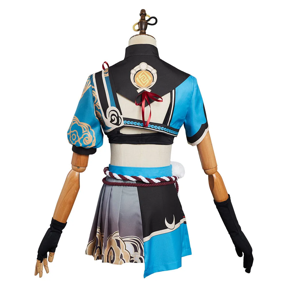 Genshin Impact Hina Goro Cosplay Costume Outfits Halloween Carnival Suit cossky®