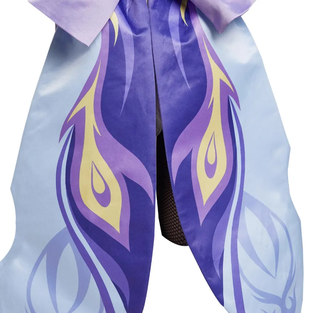Genshin Impact Keqing Cosplay Costume Bunny Girls Jumpsuit Outfits Halloween Carnival Suit