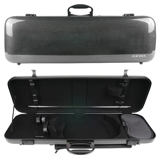 GEWA Idea 1.8 Oblong Violin Case 4/4 Black Carbon