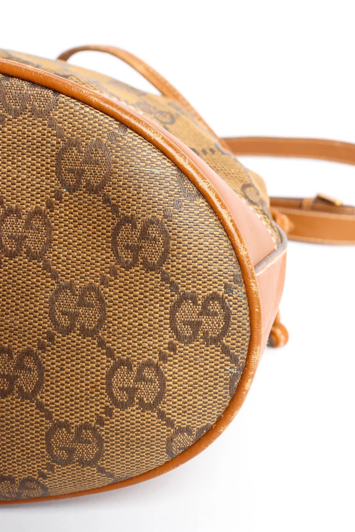 GG Monogram Drawstring Bucket Bag
